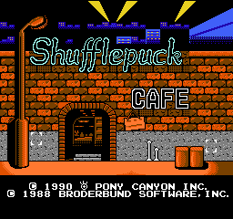 Shufflepuck Cafe Title Screen